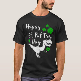 ハッピーセントパットトレックスデイビノサンパトリックの日 Tシャツ