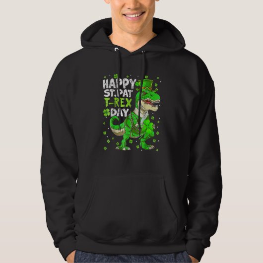 ハッピーセントパットトレックスデイビノダースSt patricks dayトッド パーカ (正面)