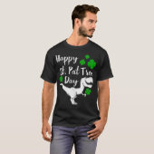 ハッピーセントパットトレックスデイビノーズSt patricks day Tシャツ (正面フル)