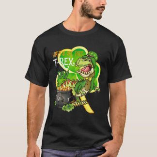 ハッピーセントパットレックスデイかわいいセントパトリックのギフト Tシャツ