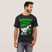ハッピーセントパットレックスデイディノサウラスSt patricks dayB Tシャツ (正面フル)