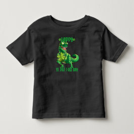 ハッピーセントパットレックスデイ恐竜トドラーSt patricks トドラーTシャツ