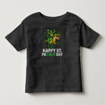 ハッピーセントパットレックスデイ恐竜トドラーSt patricks