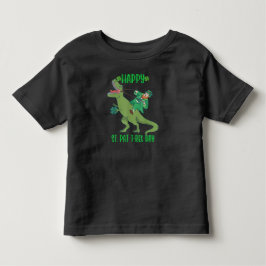 ハッピーセントパットレックスデイ恐竜トドラーSt patricks トドラーTシャツ