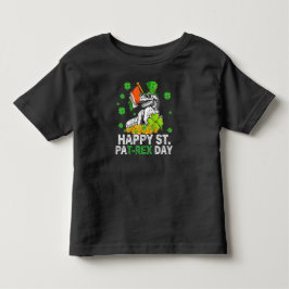 ハッピーセントパットレックスデイ恐竜トドラーSt patricks トドラーTシャツ