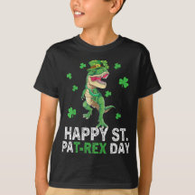 ハッピーセントパットレックスデイ恐竜トドラーSt patricks