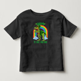 ハッピーセントパットレックスデー恐竜トドラーセントPTシャツ トドラーTシャツ
