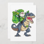 ハッピーセントパットTレックスサンパトリックの日レプレシャン サンキューカード (正面/裏面)