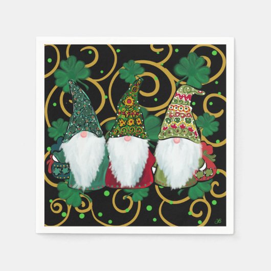 ハッピーセントパティの日の格言 スタンダードカクテルナプキン (正面)