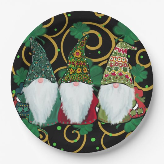 ハッピーセントパティの日の格言 ペーパープレート (正面)