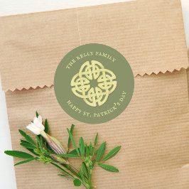 ハッピーセントパトリックのデイケルトカスタムクロス ラウンドシール