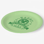 ハッピーセントパトリックのデイシャムロック ペーパープレート (アングル)