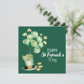 ハッピーセントパトリックのデイバルーンとシャムロック シーズンカード (スタンド正面)