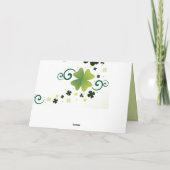 ハッピーセントパトリックのデイ祈りの言葉のためにあなたカード カード (裏面)