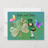 ハッピーセントパトリックのレプレシャン ノートカード (正面)