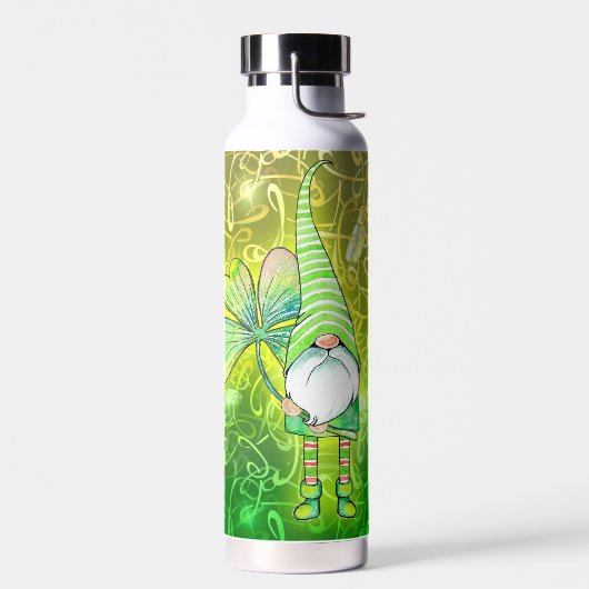 ハッピーセントパトリックの日かわいい格言 ウォーターボトル (左面)