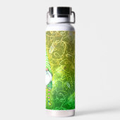 ハッピーセントパトリックの日かわいい格言 ウォーターボトル (背面)