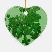 ハッピーセントパトリックの日と幸運 セラミックオーナメント (裏面)