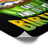 ハッピーセントパトリックの日とYesそれが私の誕生日 ポスター (角)