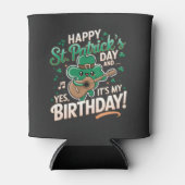 ハッピーセントパトリックの日とYesそれが私の誕生日 缶クーラー (正面)