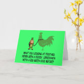 ハッピーセントパトリックの日の便 カード (黄色い花)