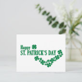 ハッピーセントパトリックの日はがき ポストカード (スタンド正面)