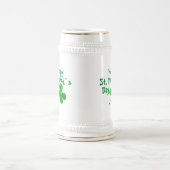 ハッピーセントパトリックの日アイリッシュグリーンシャームロック ビールジョッキ (中央)