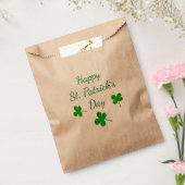 ハッピーセントパトリックの日アイリッシュグリーンシャームロック フェイバーバッグ (封をした状態)