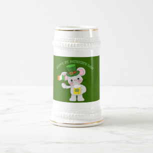 ハッピーセントパトリックの日アイリッシュマウス ビールジョッキ