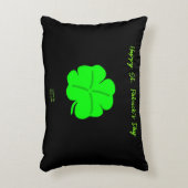 ハッピーセントパトリックの日アクセント枕 アクセントクッション (正面(垂直))