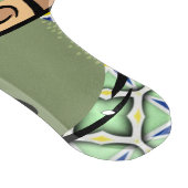 ハッピーセントパトリックの日ガラス切り盤犬 カッティングボード (角)