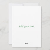 ハッピーセントパトリックの日サングラスをかけている可愛い犬 シーズンカード (裏面)