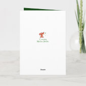 ハッピーセントパトリックの日シャムロックオッターアニマルおもしろい カード (裏面)