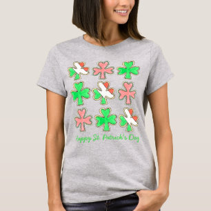ハッピーセントパトリックの日シャムロッククッキー Tシャツ