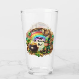 ハッピーセントパトリックの日スチームパンクスタイル タンブラーグラス