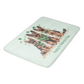 ハッピーセントパトリックの日ドイツの羊飼い犬 バスマット (アングル)