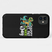 ハッピーセントパトリックの日パットTレックス恐竜 Case-Mate iPhoneケース (裏面(横))