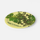 ハッピーセントパトリックの日パーソナライズされた、 ペーパープレート (アングル)