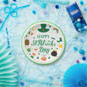 ハッピーセントパトリックの日パーティー ペーパープレート (パーティー)