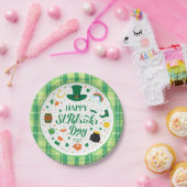 ハッピーセントパトリックの日パーティー ペーパープレート (パーティー)