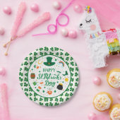 ハッピーセントパトリックの日パーティー ペーパープレート (パーティー)