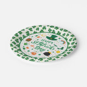 ハッピーセントパトリックの日パーティー ペーパープレート (アングル)