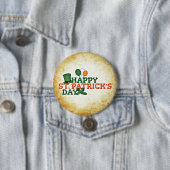 ハッピーセントパトリックの日ボタン 缶バッジ (インサイチュ)