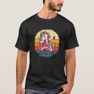 ハッピーセントパトリックの日ユニコーン男の子と女の子のIri Tシャツ