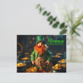 ハッピーセントパトリックの日レプレシャンHPostC04休日 シーズンポストカード (スタンド正面)