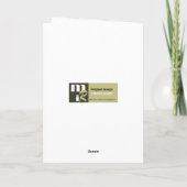 ハッピーセントパトリックの日ヴィンテージリトルアイリッシュガール カード (裏面)