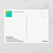 ハッピーセントパトリックの日、ウェスティードッグは準備ができている ポストカード (裏面)