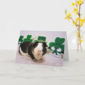 ハッピーセントパトリックの日！カード カード (黄色い花)