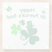 ハッピーセントパトリックの日 ガラスコースター (裏面)