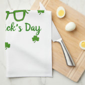 ハッピーセントパトリックの日 キッチンタオル (四つ折り)